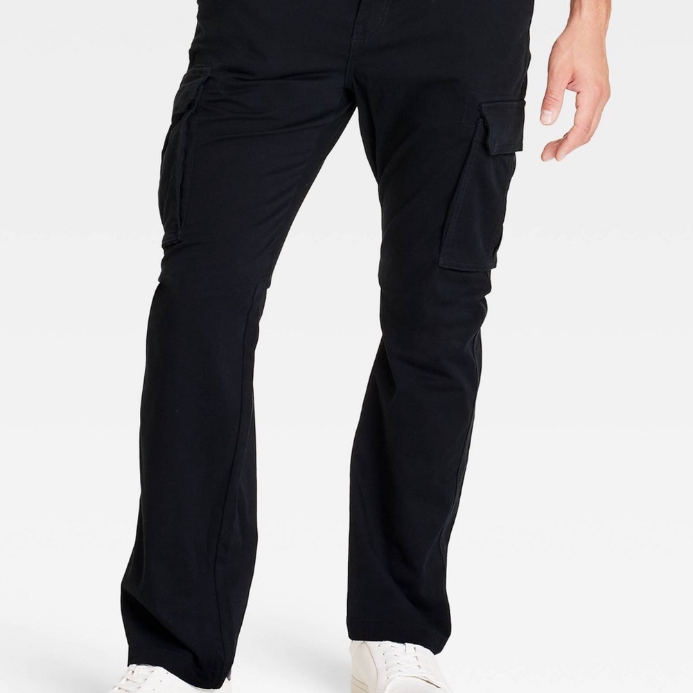 Men's Black Cargo Pants